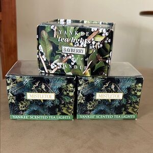 Bundle of Yankee Scented Tea Lights Sets - never used